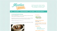 Desktop Screenshot of meatlessmondays.ca